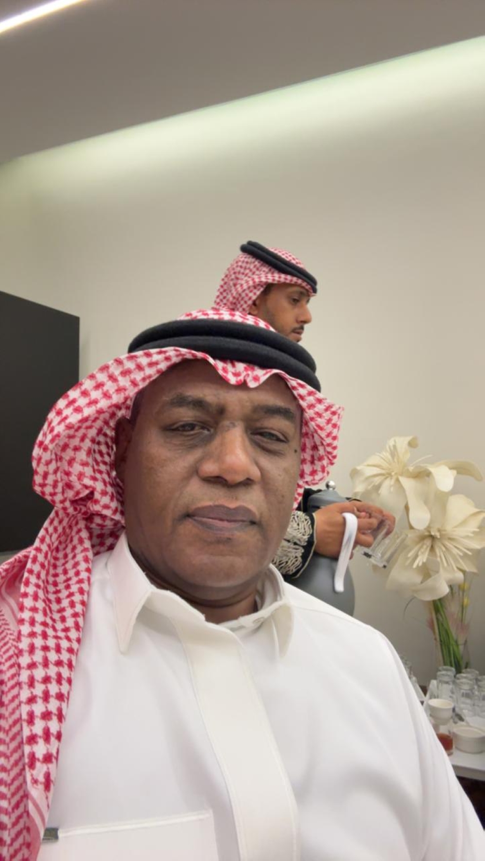 أبطال آسيا يحتفون بنجمهم الخلوق طارق العمودي