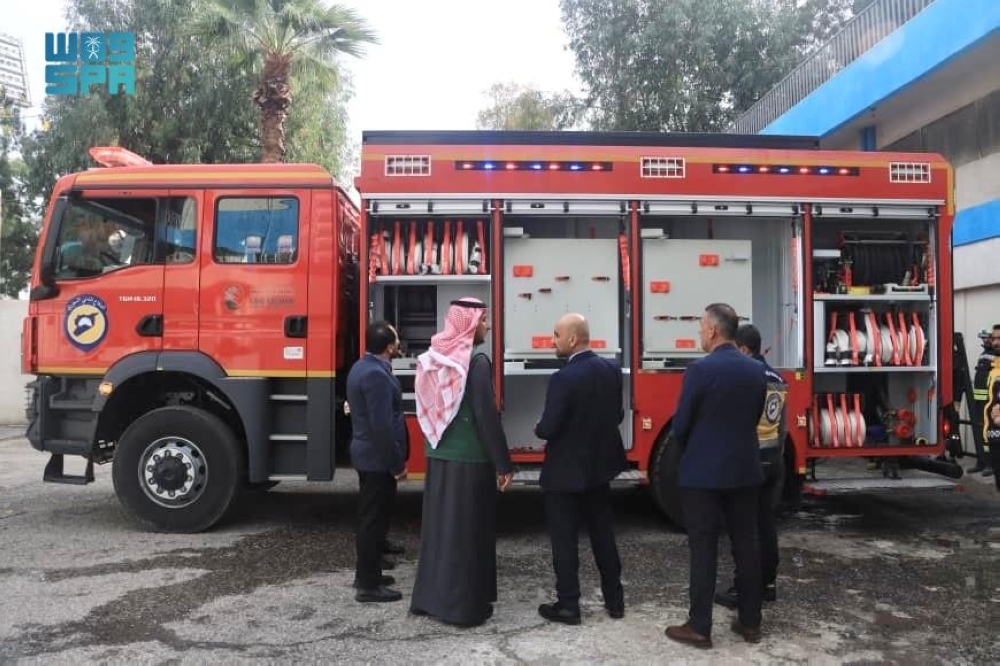 لمكافحة حرائق الغابات باللاذقية.. السعودية تسلّم سيارات إطفاء لسوريا