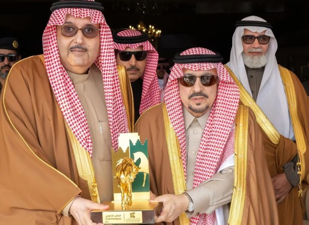 تحت رعاية الملك.. أمير الرياض يتوج الفائزين ببطولة الخيل العربية - واس 