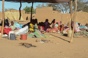 السودان يشهد أكبر أزمة نزوح في العالم - أ ف ب