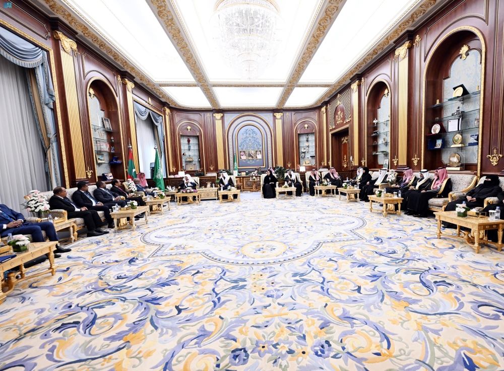  رئيس مجلس الشورى يعقد جلسة مباحثات مع رئيس مجلس الشعب في المالديف - واس