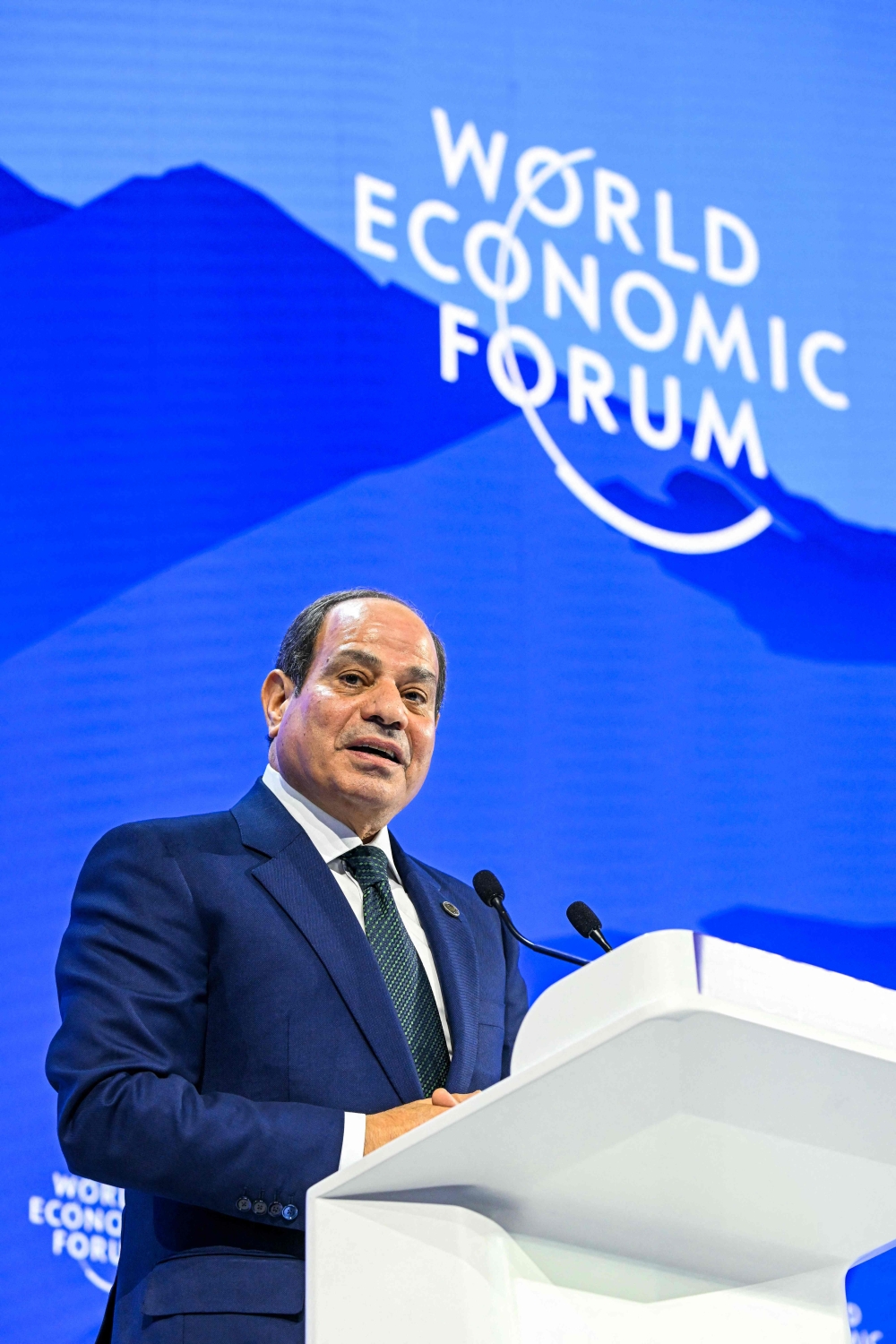 الرئيس المصري يؤكد أهمية تسوية النزاعات بالطرق السلمية