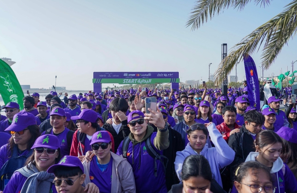 ماراثون لولو للمشي يحقق إنجازًا في الاستدامة بالخبر بمشاركة 22,000 شخص لمستقبل أفضل