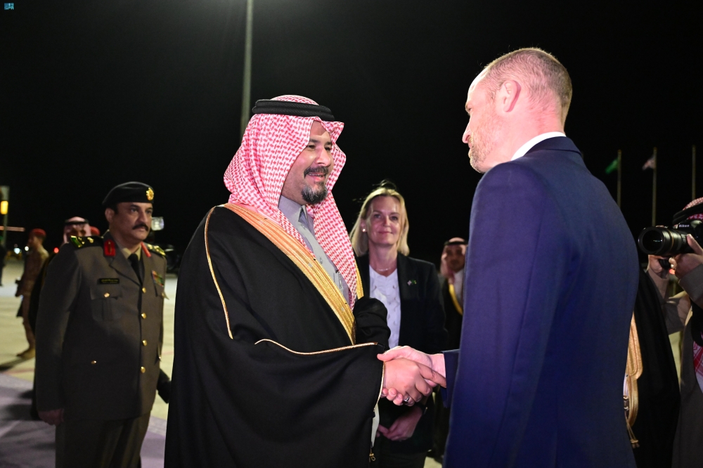 ولي عهد بريطانيا يصل إلى محافظة العلا - واس