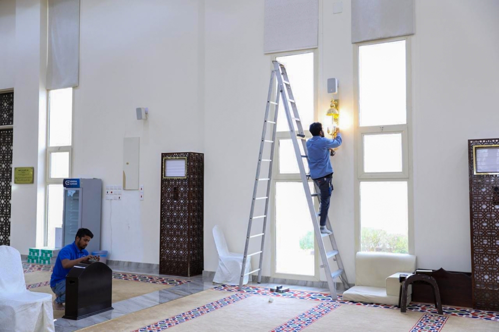 102 عملية صيانة تستهدف 18,691 مسجدًا وجامعًا استعدادًا لرمضان 1447هـ
