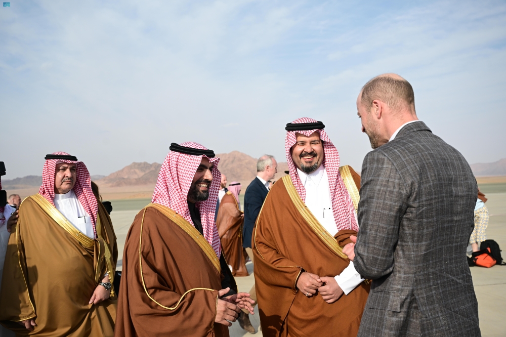 ولي عهد بريطانيا يغادر محافظة العلا