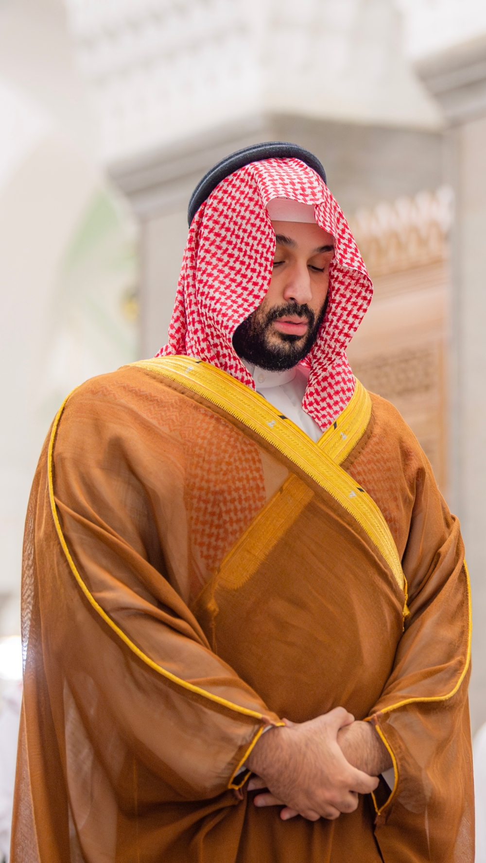 سمو ولي العهد يزور مسجد قباء في المدينة المنورة