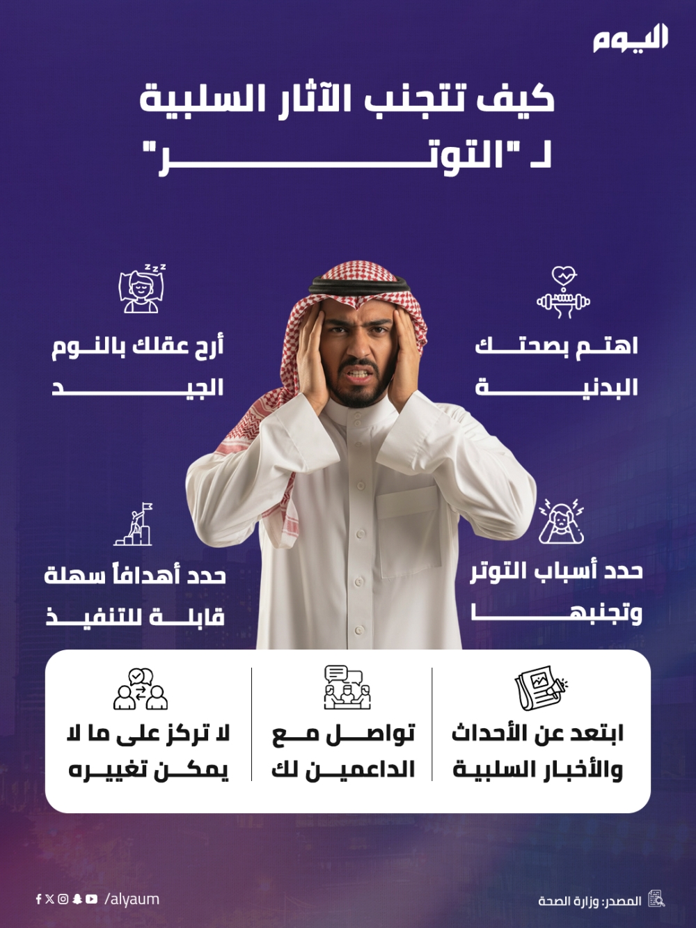 كيف تتجنب الآثار السلبية لـ 'التوتر' 