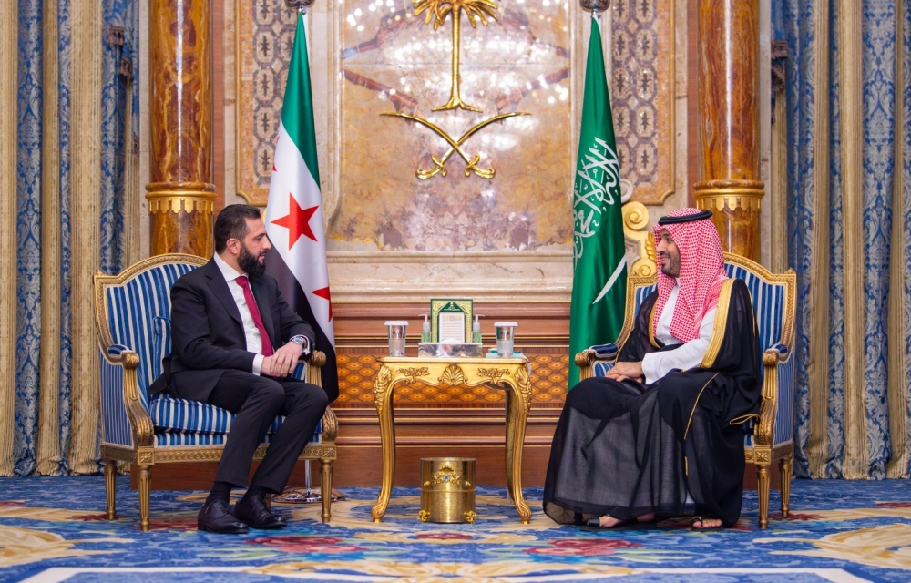 ولي العهد يبحث المستجدات في المنطقة مع الرئيس السوري