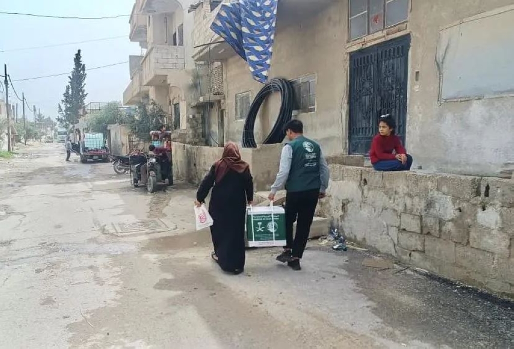 مركز الملك سلمان للإغاثة يوزّع مساعدات غذائية جديدة في سوريا