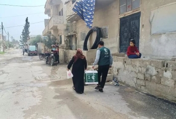 مركز الملك سلمان يوزّع مساعدات غذائية جديدة في سوريا - واس