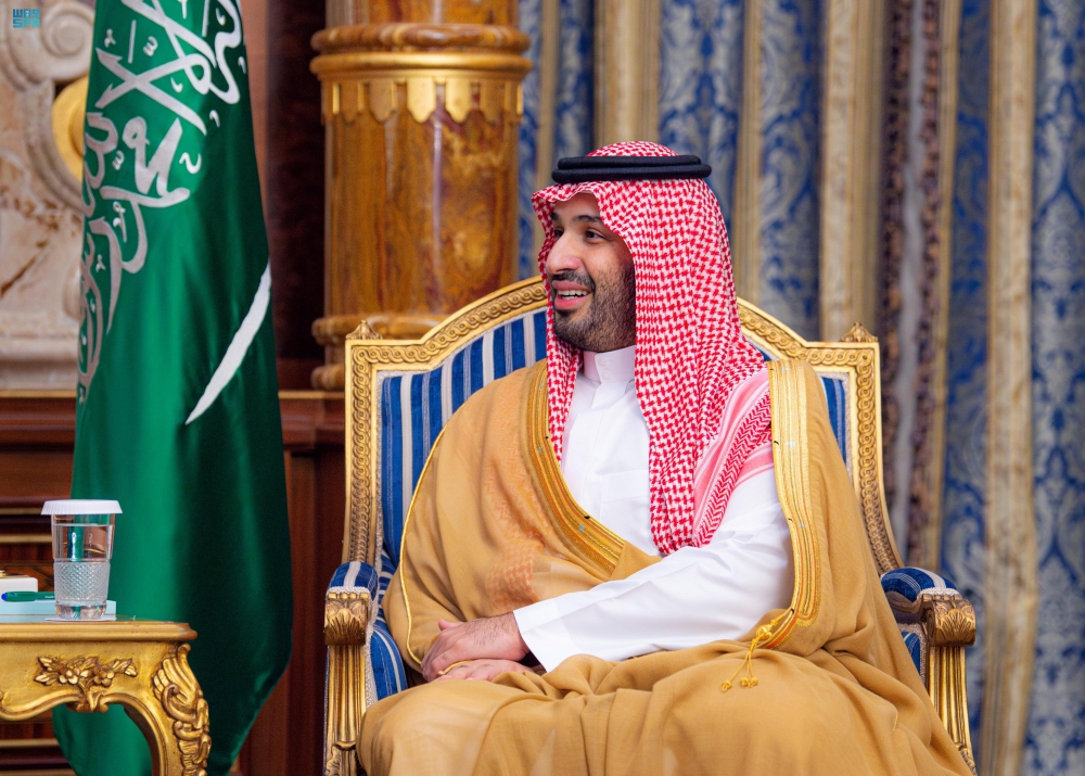 ولي العهد يلتقي رئيس الاتحاد السويسري