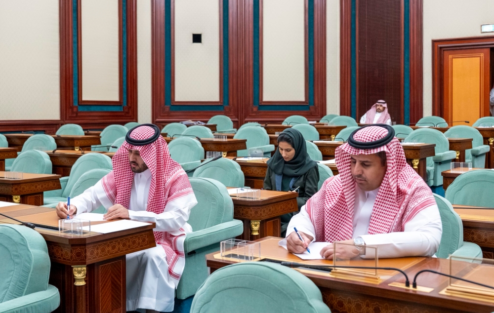 جانب من جلسة مجلس الشورى - حساب المجلس بـ