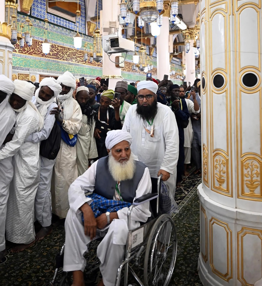 موسم الحج.. خدمات متكاملة لكبار السن وذوي الإعاقة في المسجد النبوي