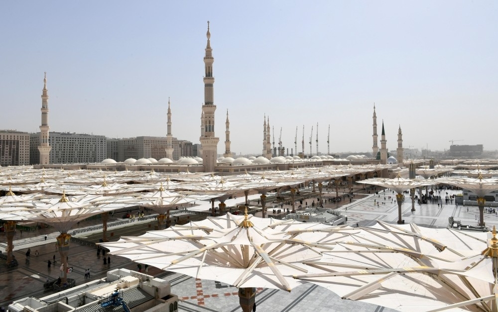 مظلات المسجد النبوي - واس 
