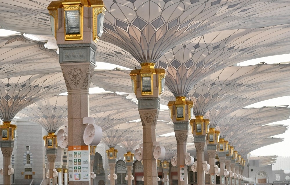 مظلات المسجد النبوي - واس
