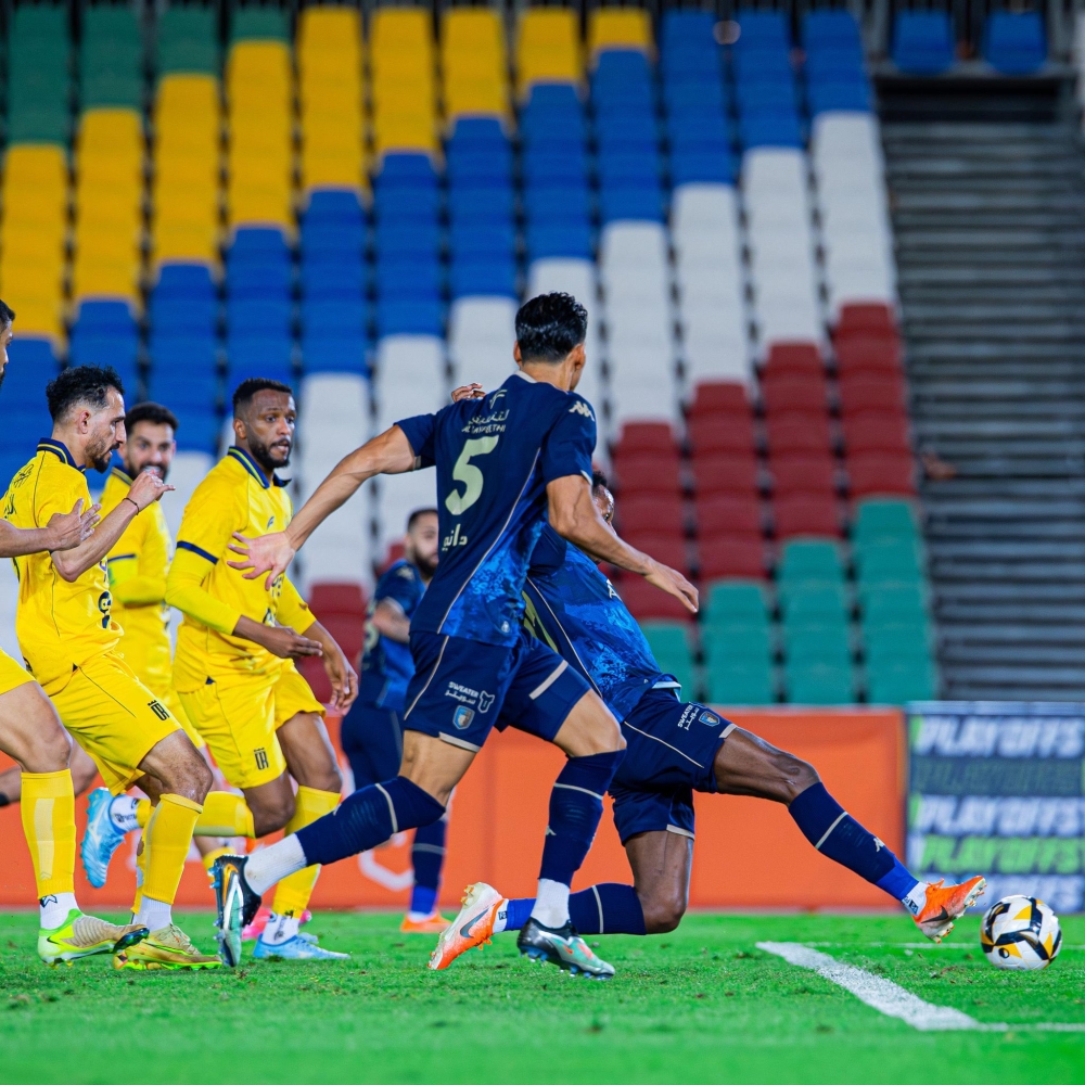 العلا يعبر لنهائي الملحق المؤهل لـ دوري روشن بهدفين في شباك العروبة 