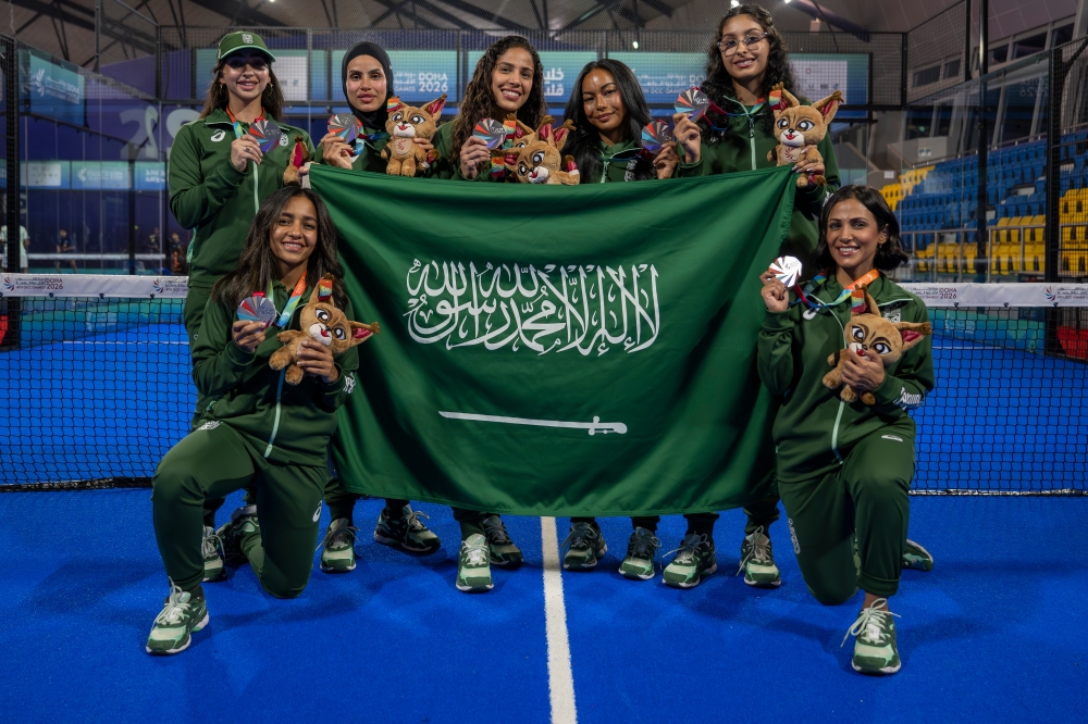 البادل تحقق فضية السيدات في خليجية الدوحة