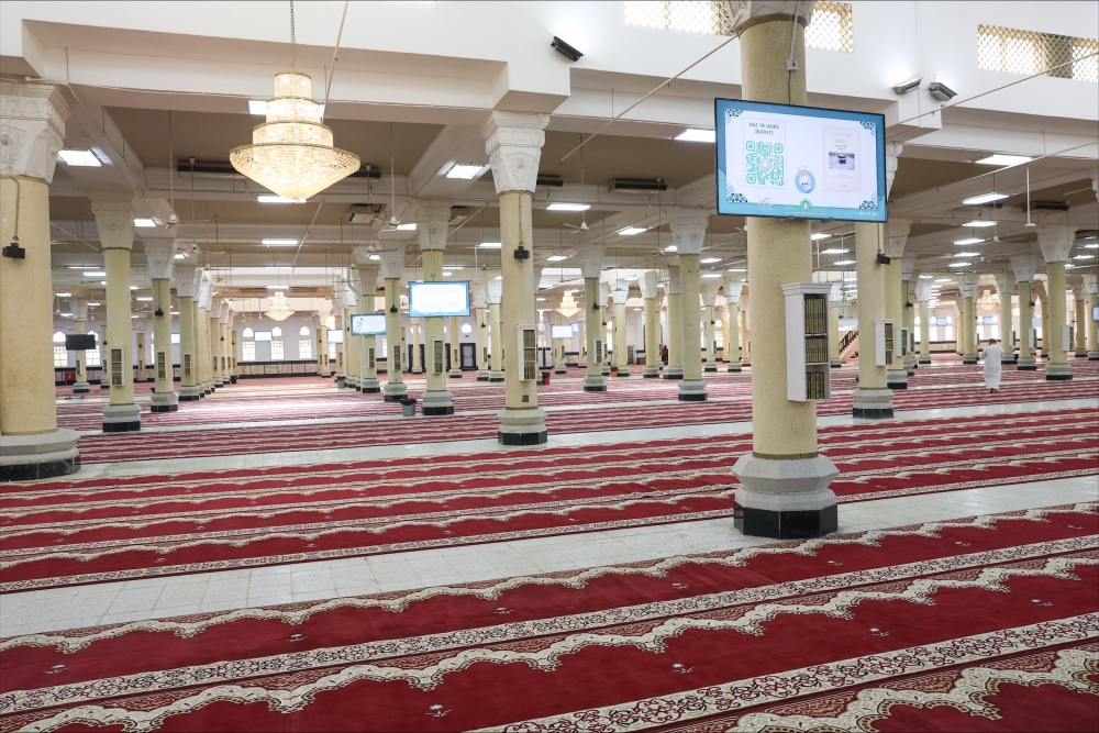 بالأرقام.. شاهد جاهزية مسجد الخيف لاستقبال ضيوف الرحمن في يوم التروية - اليوم 