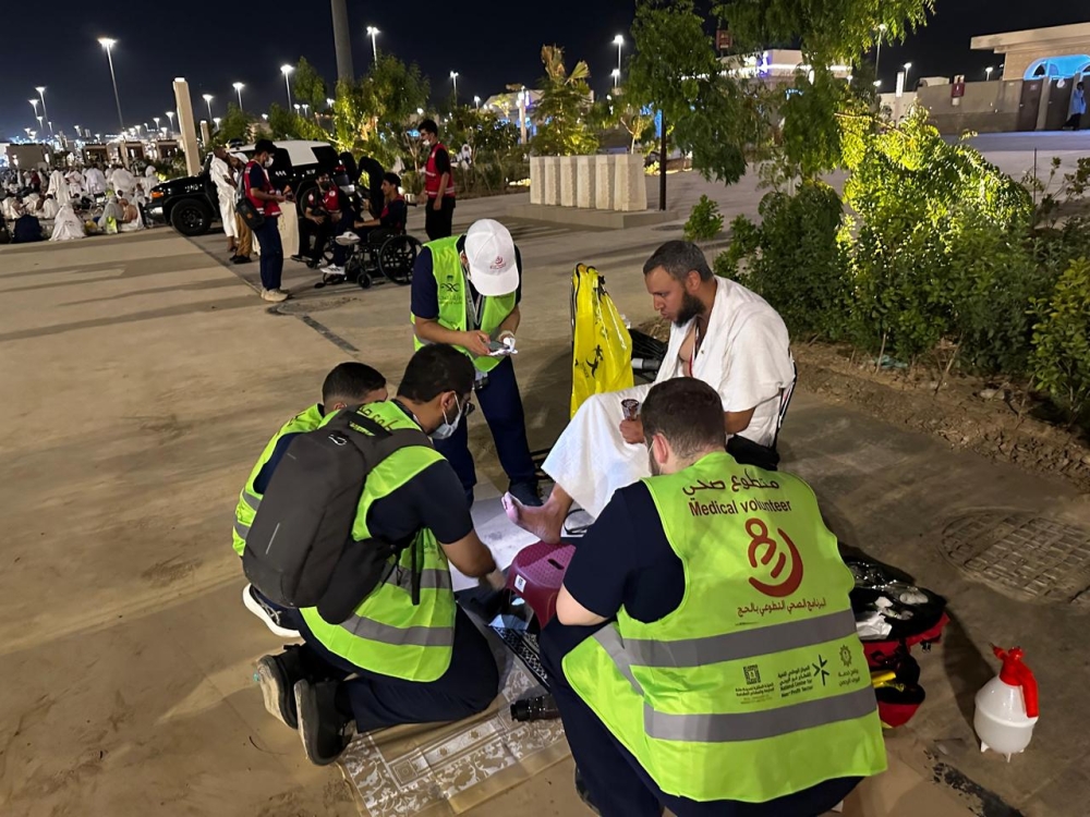 البرنامج الصحي التطوعي بالحج يبدأ عمله بـ 115 فريقًا في المشاعر المقدسة