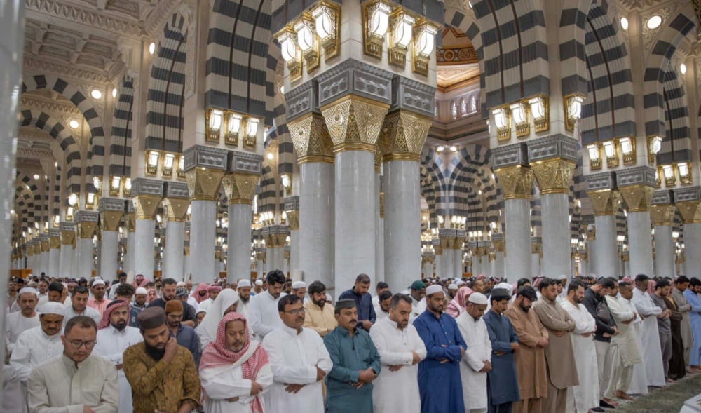 المسجد النبوي يستقبل ضيوف الرحمن بعد الحج 