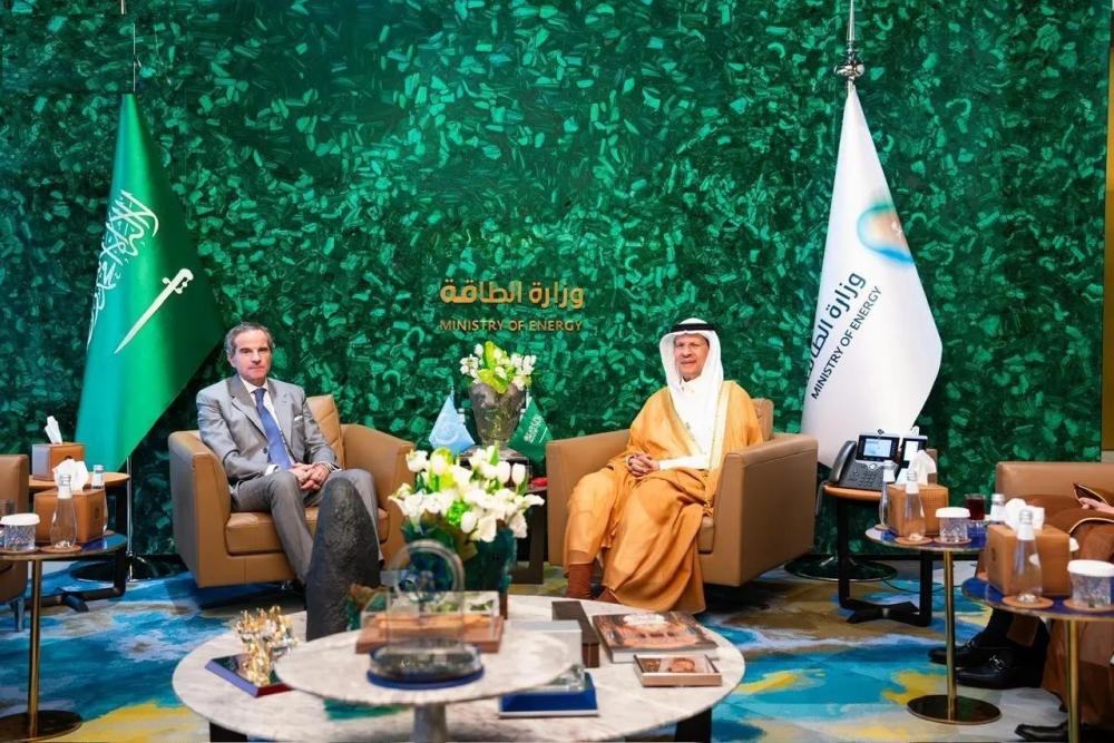 وزير الطاقة يبحث سبل تعزيز التعاون الفني والتقني مع مدير الطاقة الذرية 