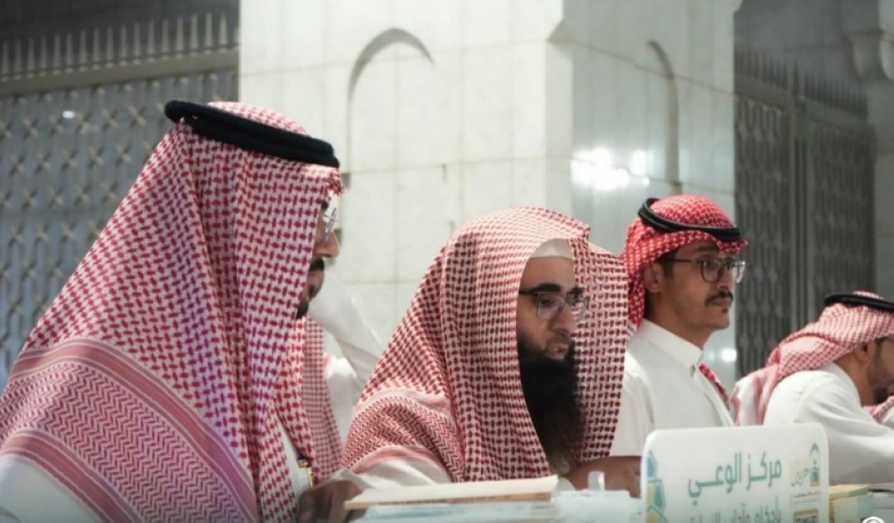 معرض تفاعلي بالمسجد النبوي للتعريف بالخدمات الدينية والإثرائية - رئاسة الشؤون الدينية 