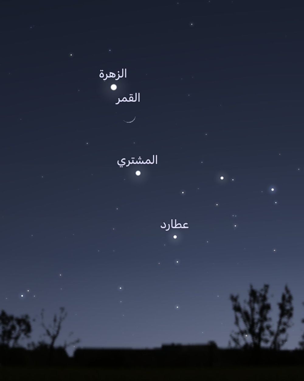 مع الجمال الكوني.. لوحة فلكية آسرة تزين سماء العالم العربي مساء اليوم 