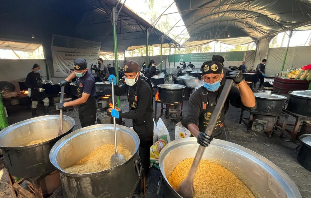 المطبخ المركزي يساهم بتعزيز الأمن الغذائي في قطاع غزة 