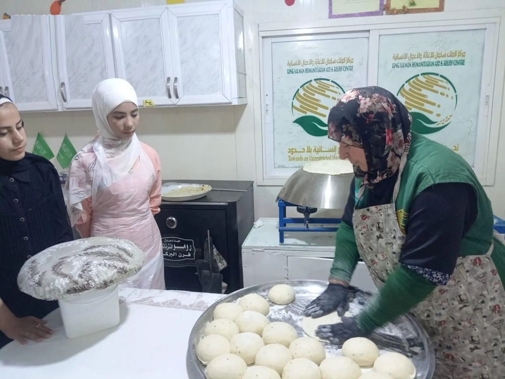 الاحتفاتء باليوم العالمي للاجئين في مخيم الزعتري للاجئين السوريين في الأردن - واس