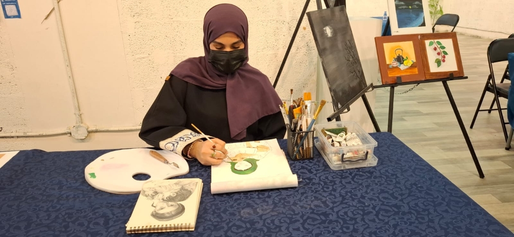من المشاركات في المعرض