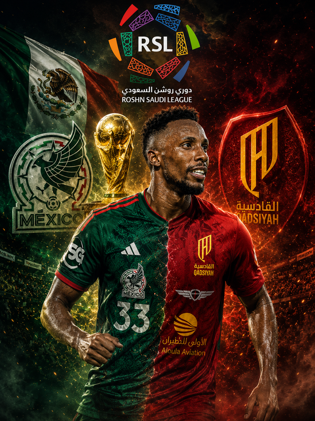 كينونيس أول لاعب في تاريخ دوري روشن يحرز 4 أهداف بنسخة وحدة في كأس العالم