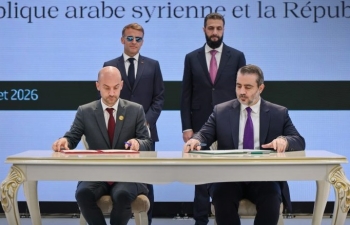سوريا وفرنسا توقّعان عددًا من الاتفاقيات ومذكرات التفاهم الإستراتيجية