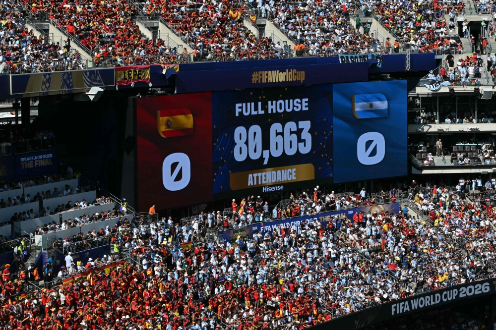 80 ألف مشجع يزينون مدرجات نهائي كأس العالم 2026