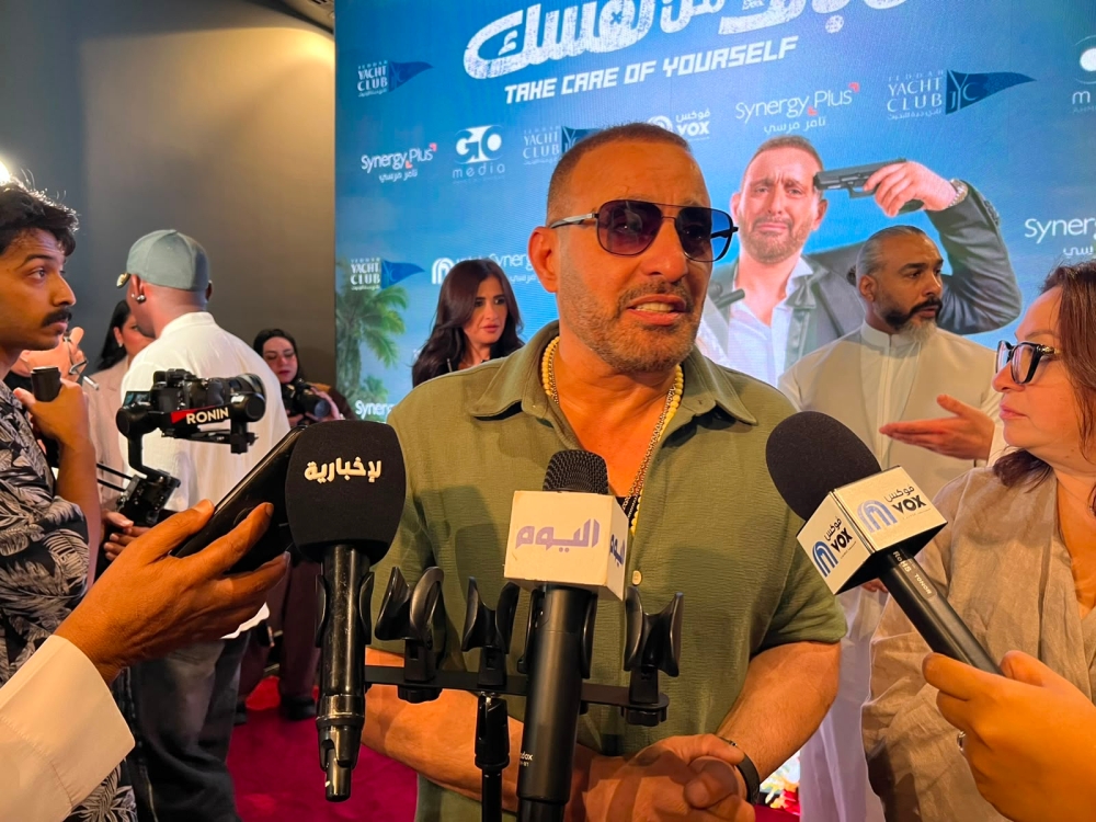 الفنان المصري أحمد السقا خلال حديثه لـ«اليوم»