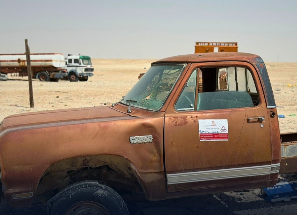 رفع 176 مركبة تالفة بالأحساء