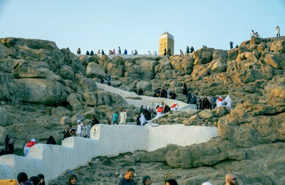 جبل الرحمة ومسار كدانة يستقبلان أكثر من 1.1 مليون زائر خلال شهر