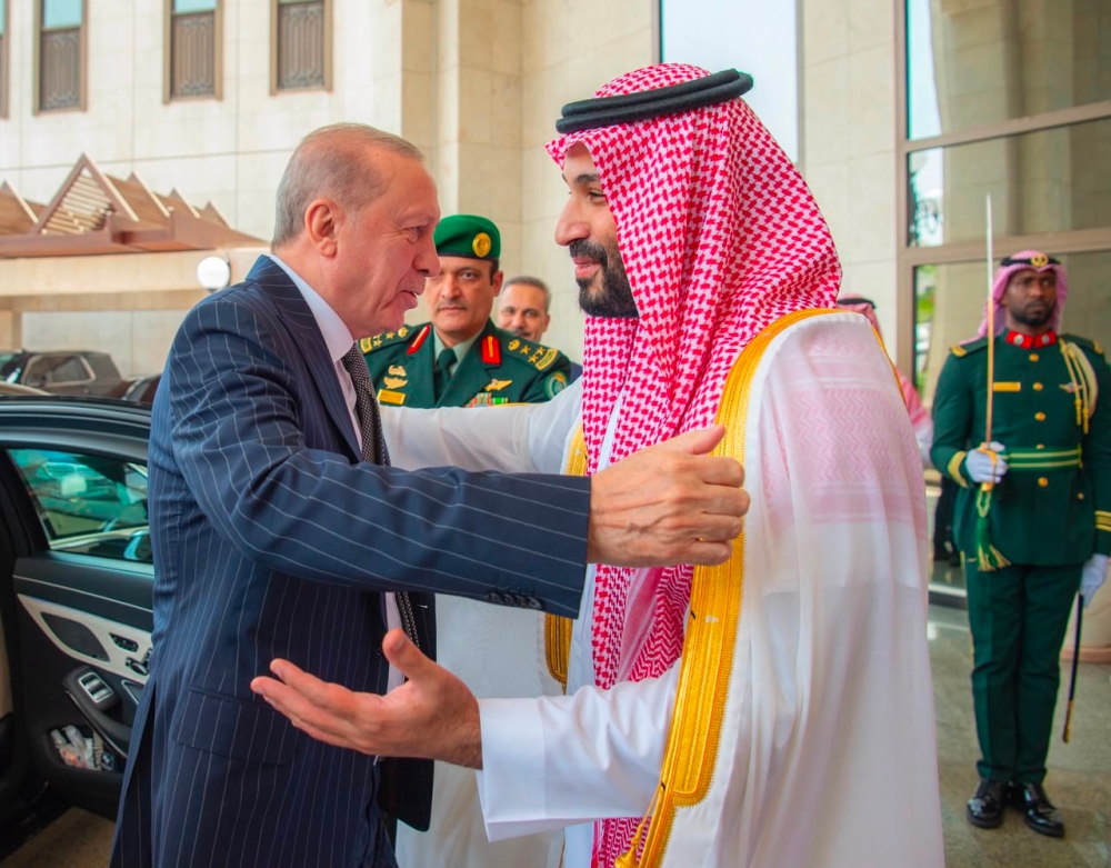 ولي العهد ورئيس تركيا يبحثان أوجه العلاقات وتطويرها في مختلف المجالات - واس 