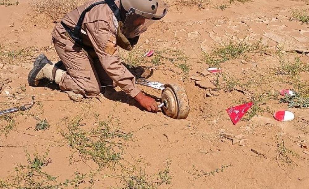 «مسام» ينتزع 5287 لغمًا وذخيرة وعبوة ناسفة في اليمن خلال أسبوع - واس