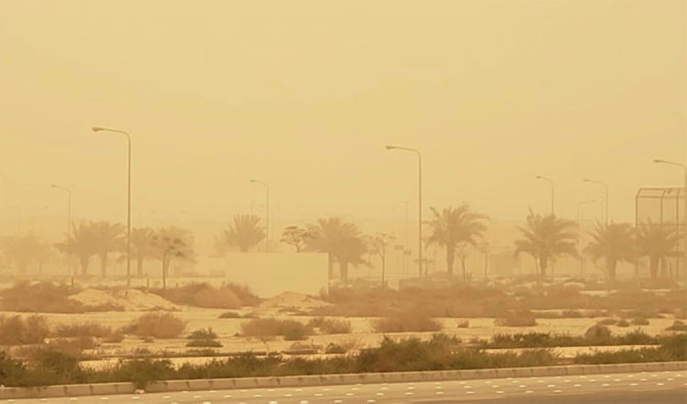 59 ساعة غبارية بالشرق الأوسط.. والمملكة تسجل 13 ساعة - أرشيفية اليوم