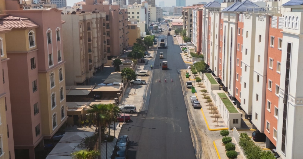 الخبر.. تطور 3,1 كيلومتر من الطرق في «الروابي» وشارع الأمير حمود

