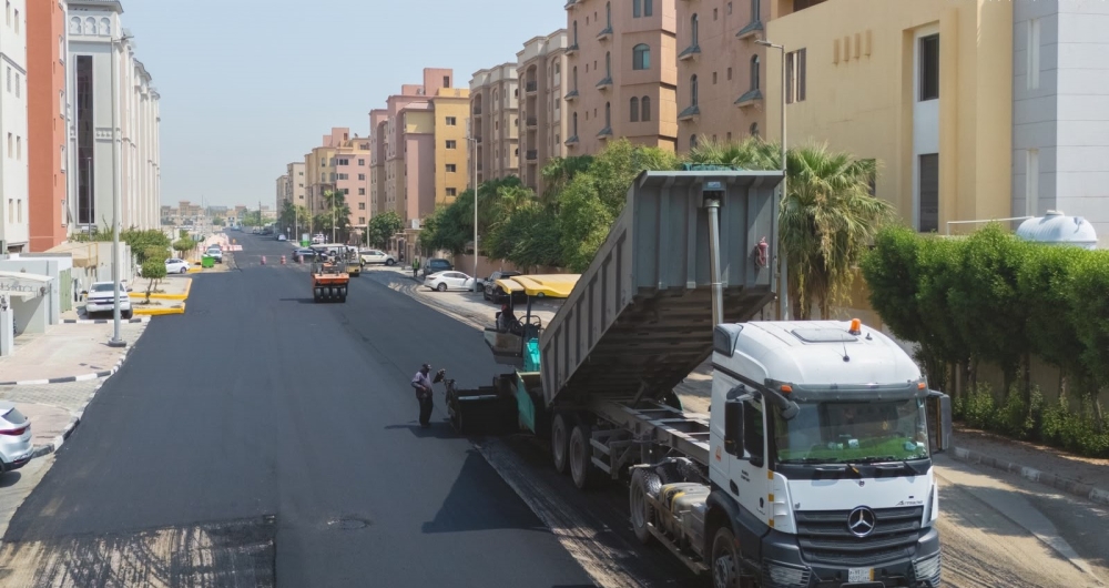 الخبر.. تطور 3,1 كيلومتر من الطرق في «الروابي» وشارع الأمير حمود
