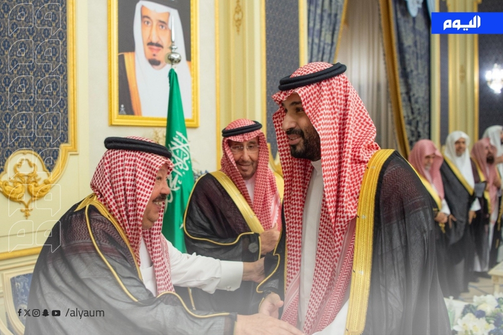 ولي العهد يستقبل الأمراء والعلماء وجمعاً من المواطنين - اليوم (4)