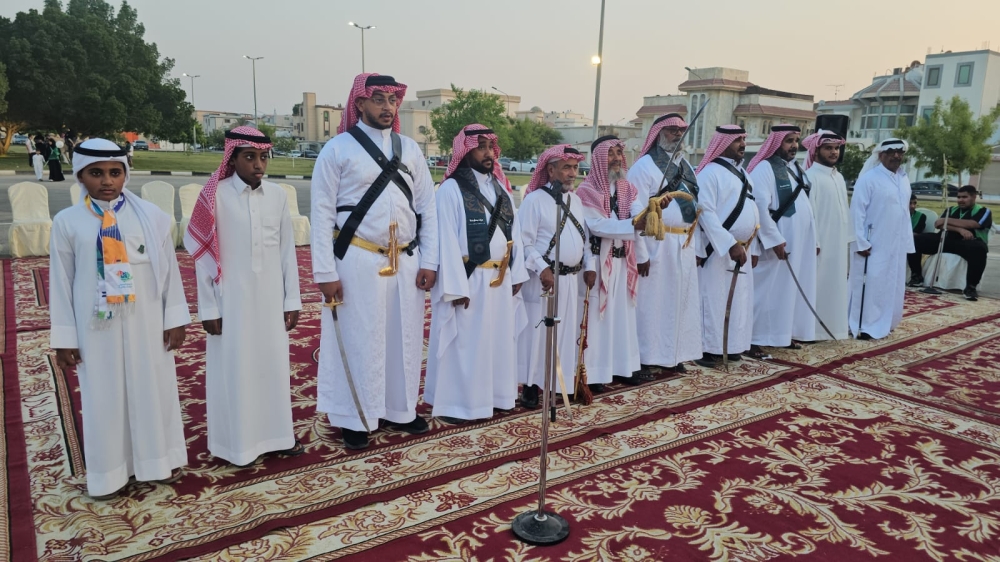 عرضة الحربي والسامري تطرب جمهور فعالية اليوم الوطني في صفوي - اليوم