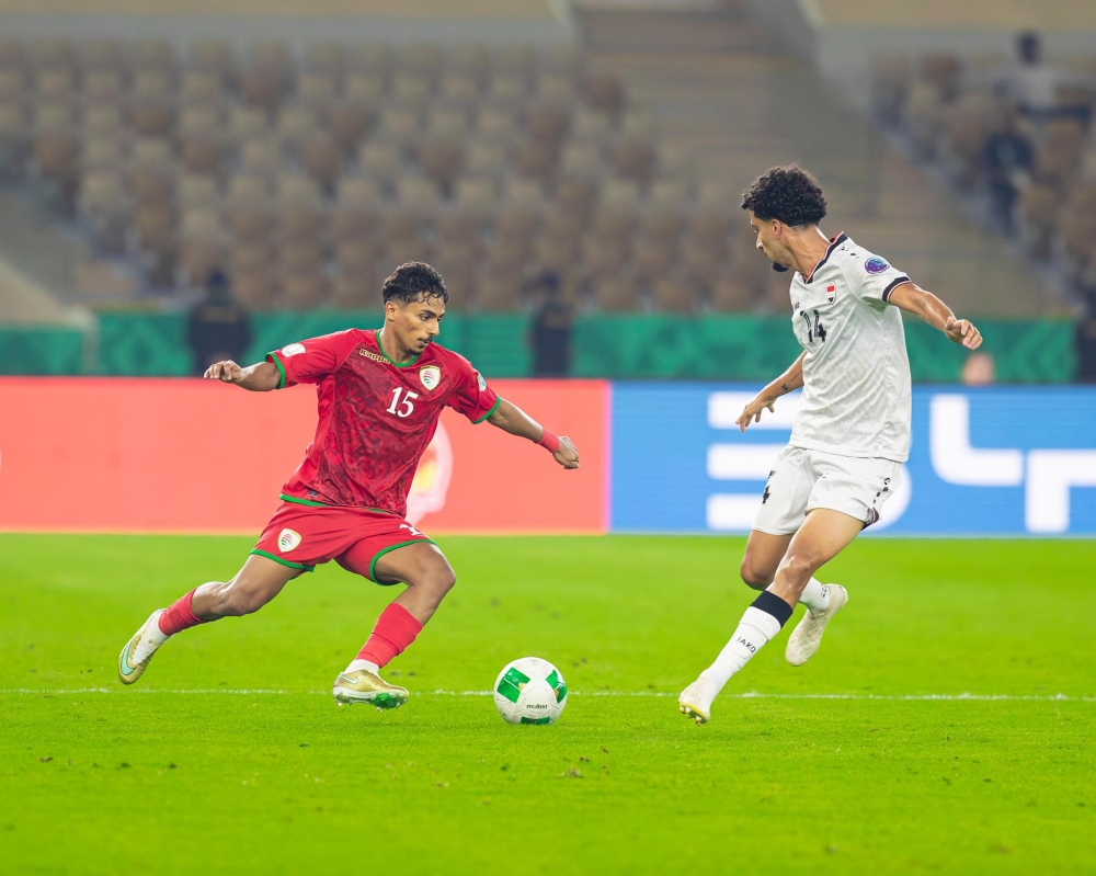 عمان يتعادل إيجابيا أمام العراق في كأس الخليج