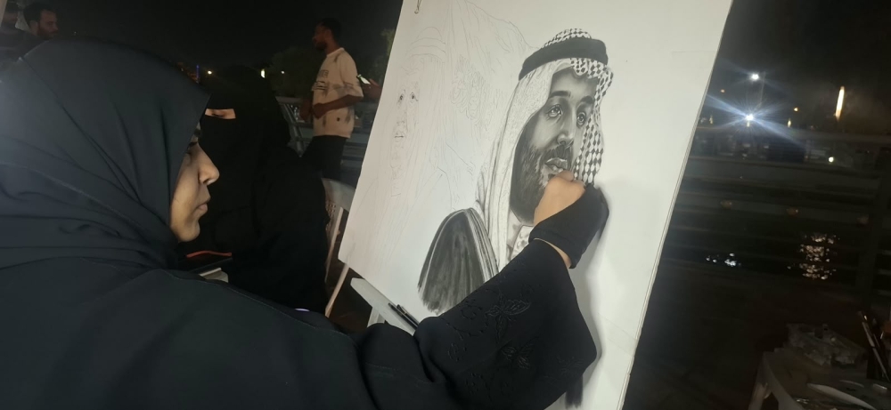جدارية الرؤية تجذب زوار متنزه الملك عبدالله البيئي - اليوم 