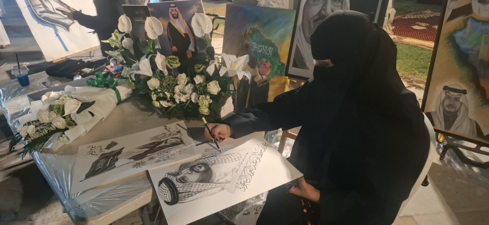جدارية الرؤية تجذب زوار متنزه الملك عبدالله البيئي - اليوم 