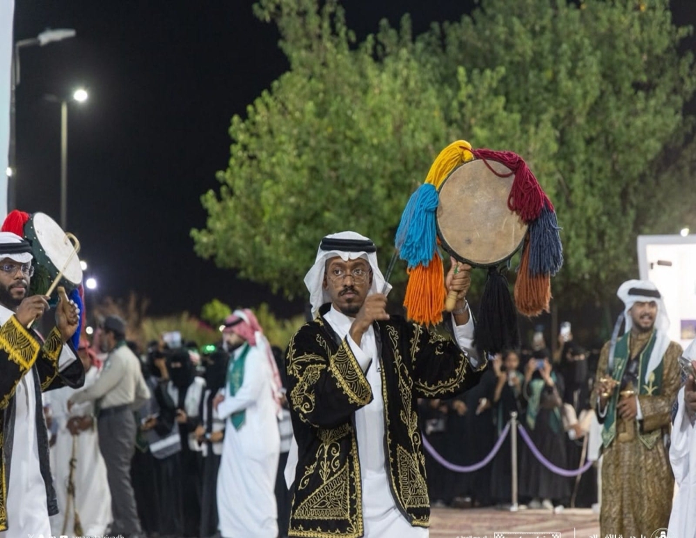 أجواء مبهجة في احتفالات الأفلاج باليوم الوطني
