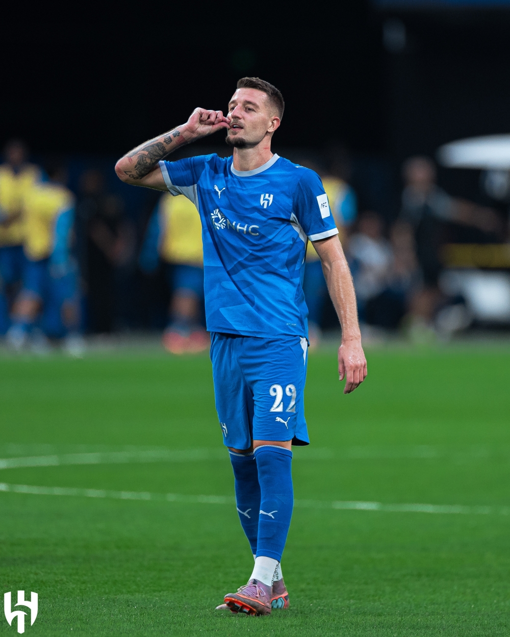 قرار عاجل من إنزاغي بشأن سافيتش قبل مباراة الهلال أمام السد القطري