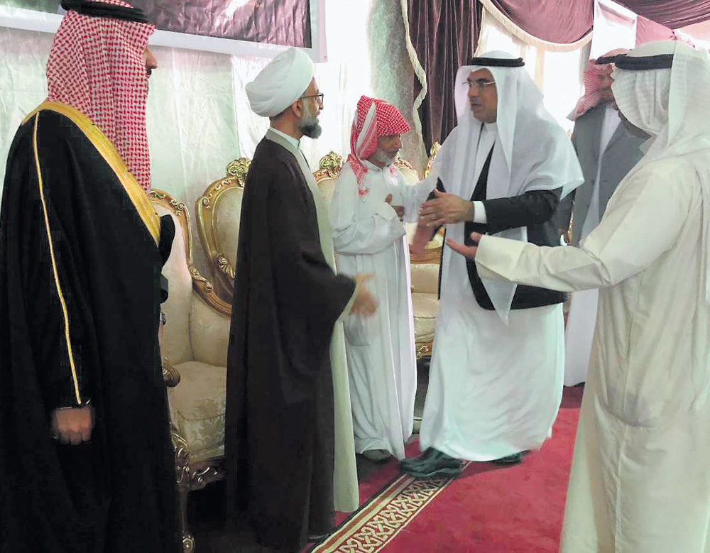 أمين الشرقية يقدم التعازي لأسرة القاضي محمد الجيراني (اليوم)